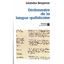 Dictonnaire de la langue québécoise (FP)