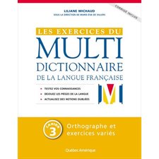 Les exercices du Multidictionnaire de la langue francaise T.03