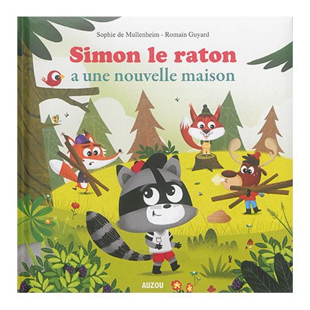 Simon le raton a une nouvelle maison : Auzou : Mes grands albums : Couverture rigide