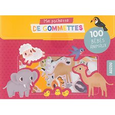 100 bébés animaux : Ma pochette de gommettes