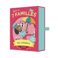 Jeu de 7 familles des animaux : Dès 5 ans; 15 minutes; 2 à 5 joueurs; 35 cartes