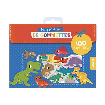 100 dinosaures : Ma pochette de gommettes