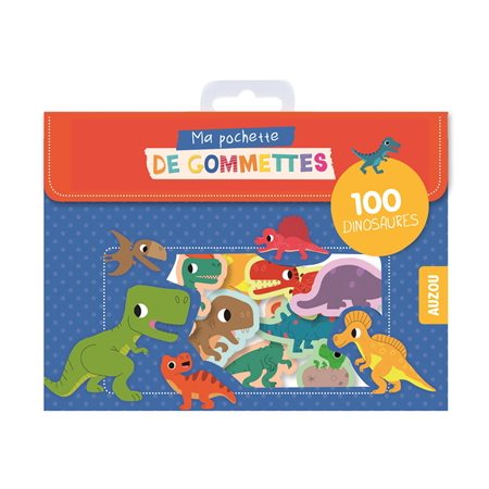 100 dinosaures : Ma pochette de gommettes