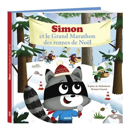 Simon et le grand marathon des rennes de Noël : Mes grands albums ; Couverture rigide