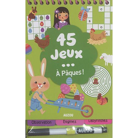 45 jeux ... à Pâques !