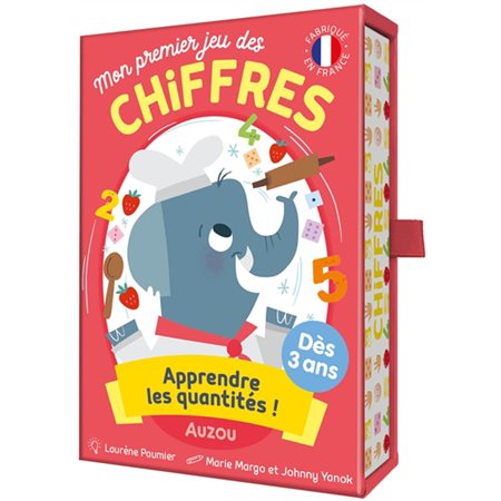 Mon premier jeu de chiffres : Apprendre les quantités : Dès 3 ans : 10 minutes; 1 à 6 joueurs; 45 cartes