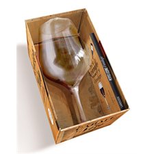 La carafe à vin : Coffret contenant 1 livret de 32 pages + 1 carafe en verre