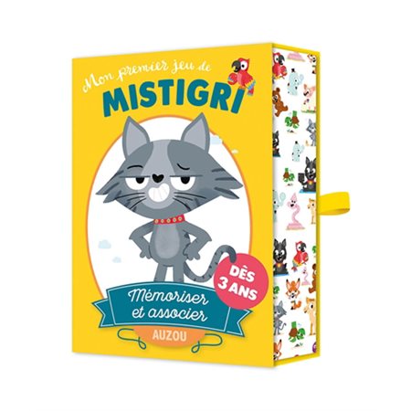 Mon premier jeu de Mistigri : Mémoriser et associer : Jeux de cartes : Dès 3 ans; 5 minutes; 2 à 4 joueurs; 21 cartes