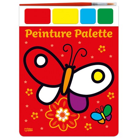 Papillons : Peinture palette : 3 ans et + : Mon bloc magique