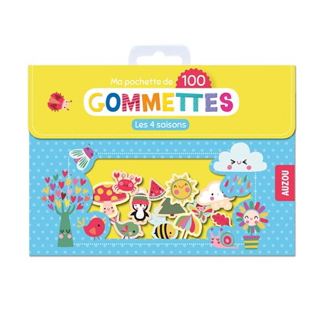 Les 4 saisons : Ma pochette de 100 gommettes