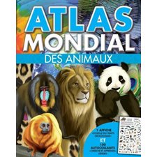 Atlas mondial des animaux : 1 affiche échelle du temps géologique + 100 autocollants