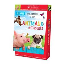 Animaux amusants : La boîte à lecture : 16 livres : DÉB