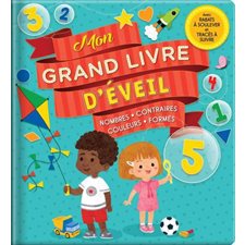 Mon grand livre d'éveil : Avec rabats à soulever et tracés à suivre