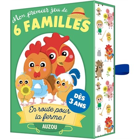 En route pour la ferme ! : Mon premier jeu de 6 familles : Jeux de cartes : Dès 3 ans