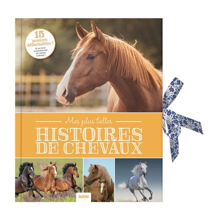 Mes plus belles histoires de chevaux : 15 posters détachables ! et un livre à transformer en carton
