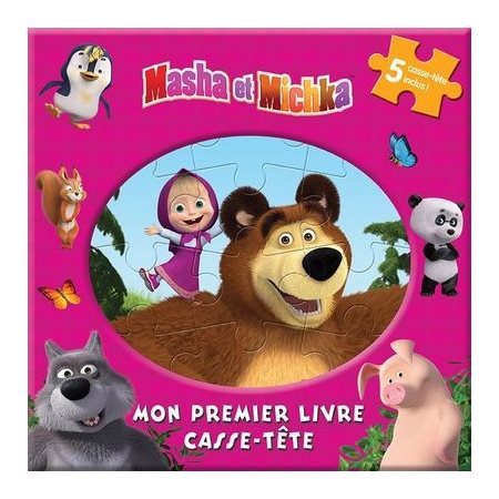 Masha et Michka : Mon premier livre casse-tête : 5 casse-tête inclus !