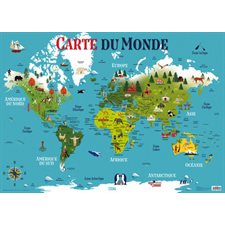 Carte du monde : Mes posters d'école