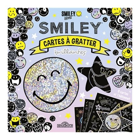 Smiley : Cartes à gratter brillantes