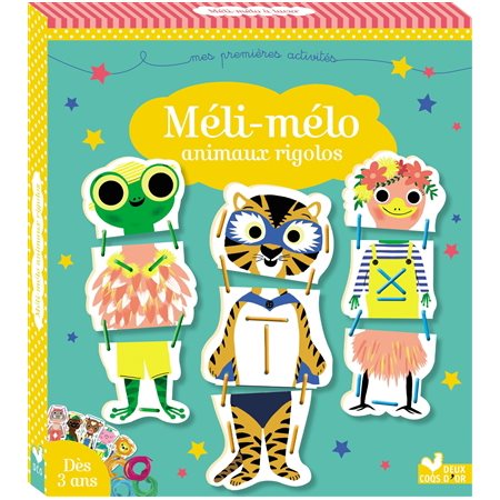 Méli-mélo animaux rigolos : Mes premières activités