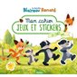 La forêt : Mon cahier jeux et stickers : La famille Blaireau Renard
