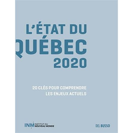 L'état du Québec 2020 : 20 clés pour comprendre les enjeux actuels