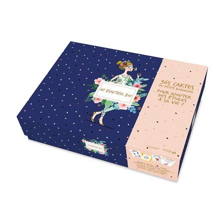 Coffret Ma beautiful box : 365 cartes de petits bonheurs pour ajouter des étoiles à sa vie !