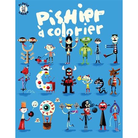 Pishier à colorier : Espoire en canne