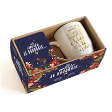 Cette année, je voudrais ... : Coffret avec 1 livre whishlists + 1 mug