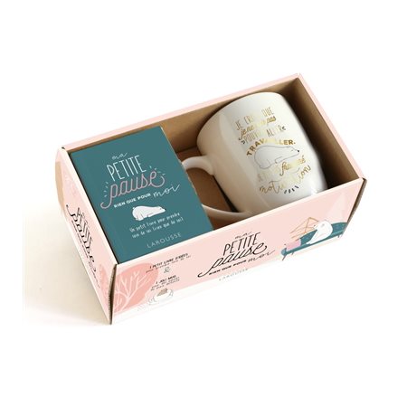 Ma petite pause rien que pour moi : Coffret avec 1 carnet petite pause rien que pour moi + 1 mug