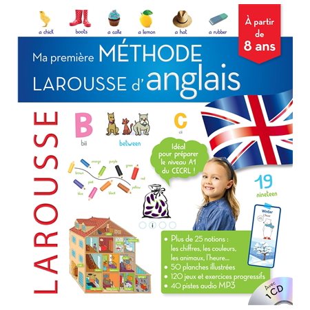 Ma première méthode Larousse d'anglais : À partir de 8 ans