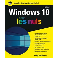 Windows 10 pour les nuls : 5e édition