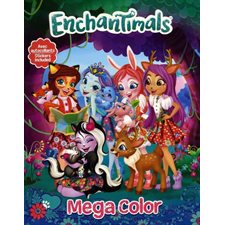 Enchantimals : Mega Color : Avec autocollants
