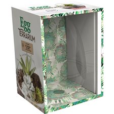 Cocon végétal : Coffret : Bulle de verre protectrice + 1 livre de terrarium