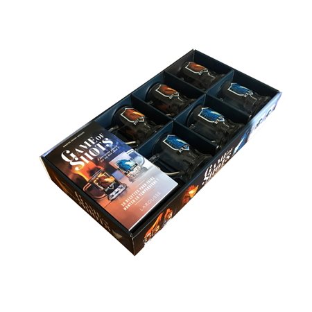 Game of shots : Coffret avec 1 livre de 20 recettes + 6 verres à shot