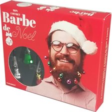 Mon coffret barbe de Noël : 5 clochettes à barbe + 4 boules de Noël à barbe + 1 livre de chants de N