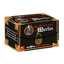 Les prisonniers de Merlin : 7 + : La boîte remue-méninges : 2 parcours avec 38 énigmes + 1 livret