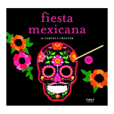 Fiesta mexicana : 10 cartes à gratter : 1 bâtonnet inclut