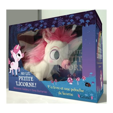 Au lit, petite licorne ! : Coffret avec 1 livre et 1 peluche de licorne