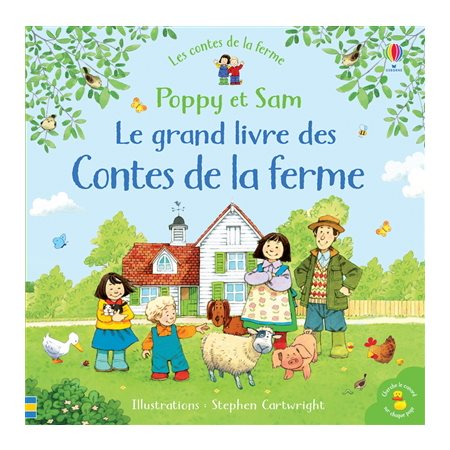 Le grand livre des contes de la ferme : Poppy et Sam : 20 histoires