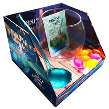 La piscine à mojito et autres cocktails : Coffret avec 1 livre + 6 poissons-glaçons + 1 vasque à coc