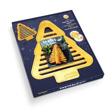 Tartes sapin : Coffret avec 1 livre de 22 recettes + 1 emporte-pièce en forme de sapin