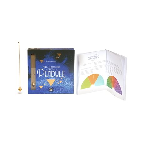 Faire les bons choix grâce au pendule : Coffret avec un livret et un pendule en laiton