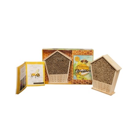 Sauvons les abeilles : Coffret avec 1 livre + 1 abri à abeilles