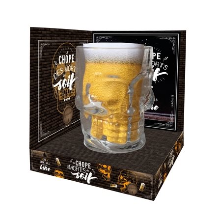 La chope des morts de soif : Coffret avec 1 livre de 20 cocktails à base de bière + 1 chope en verre