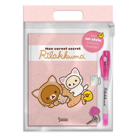 Rilakkuma : Mon carnet secret : Avec un stylo à encre invisible