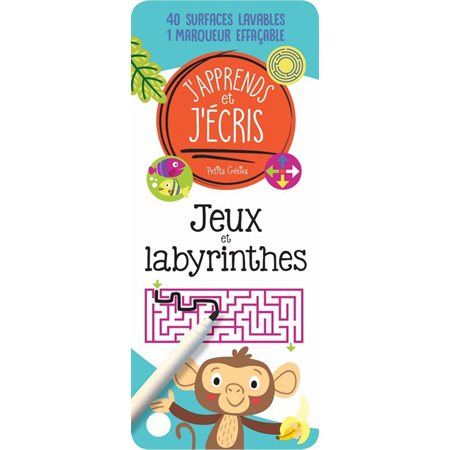 Jeux et labyrinthes : J'apprends et j'écris