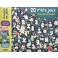20 p'tits jeux chez les animaux : Ma pochette de jeux : 5 labyrinthes, 5 cherche et trouve, 5 points