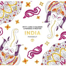 India : Petit livre à colorier & pensées à méditer