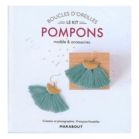 Boucles d'oreilles pompons : Le kit : Mini coffret