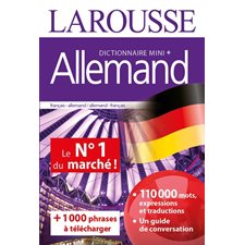 Allemand : Dictionnaire mini + : français-allemand, allemand-français; Deutsch; Miniwörterbuch + : Französisch-